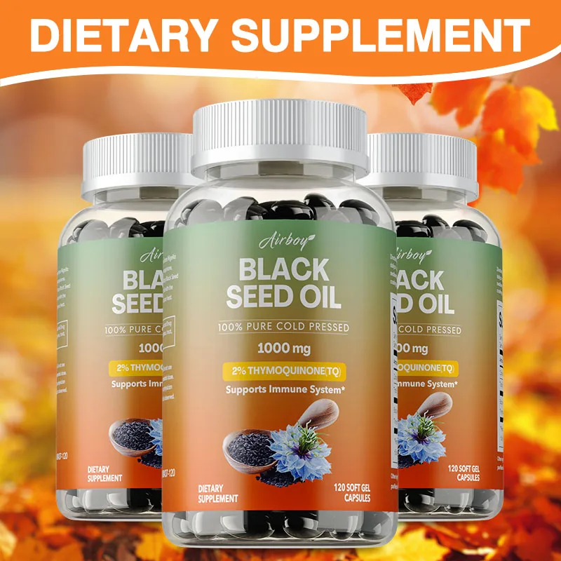 Black Seed Oil Capsule - Kapsul Minyak Habbatussauda - Meningkatkan Kesehatan