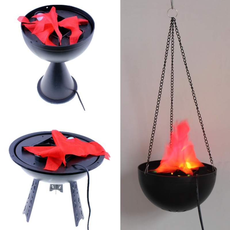 Head Racket Boom - Lampu Api Palsu 3D Simulasi Dekorasi