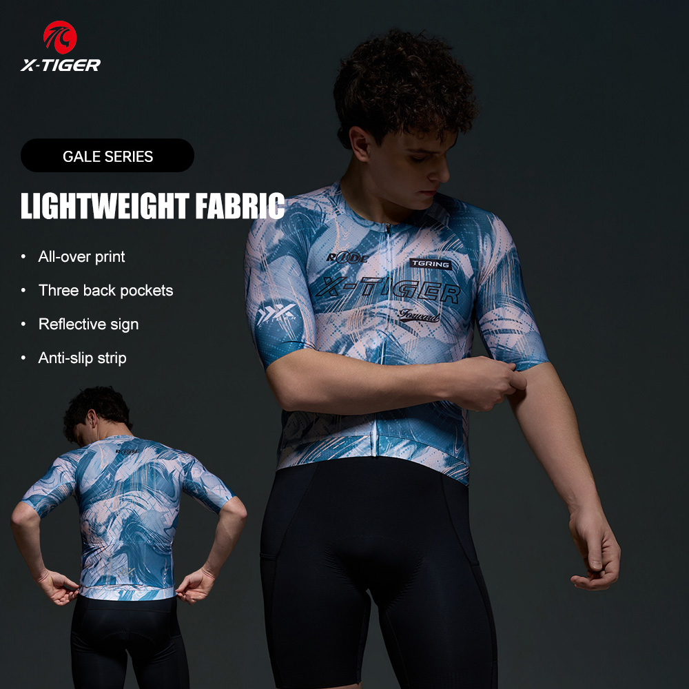 X Nutrition - X-TIGER Jersey Bersepeda Lengan Pendek Pria
