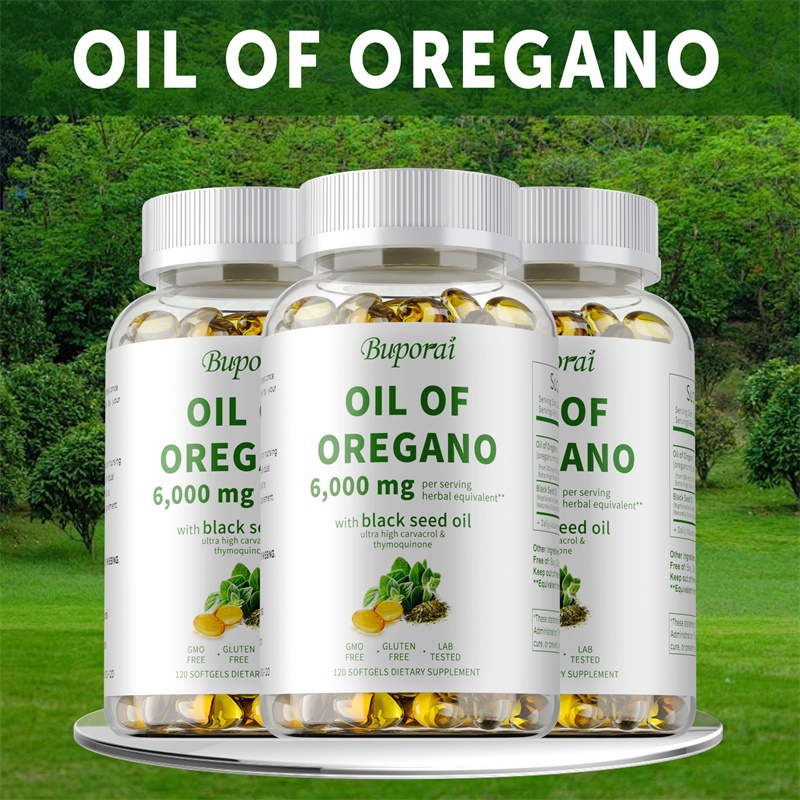 Black Seed Oil Capsule - Minyak Oregano - Mengandung Minyak Habbatussauda,