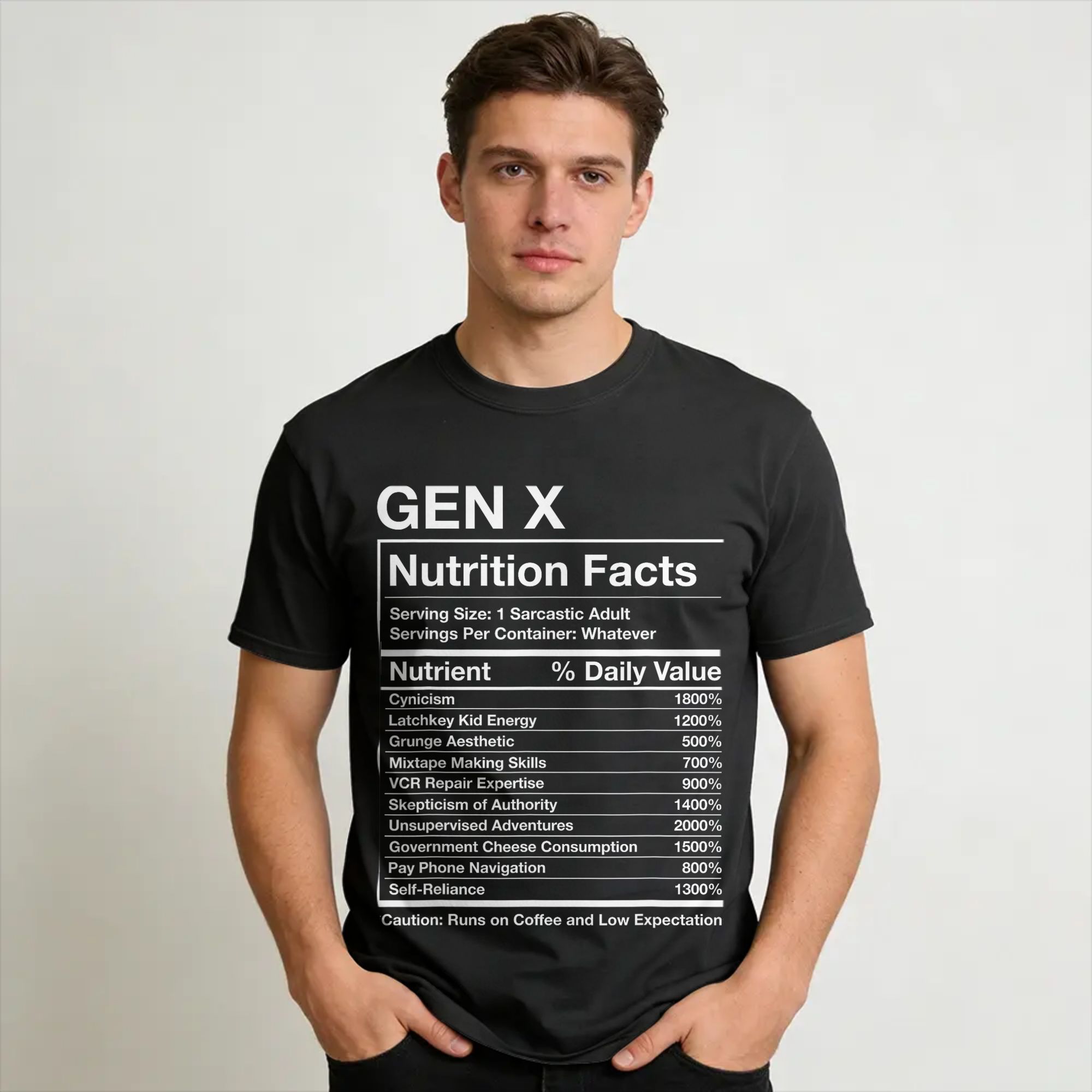 X Nutrition - Fakta Nutrisi Generasi X - Kaos