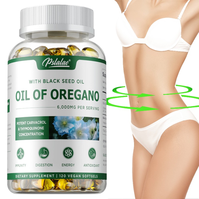 Black Seed Oil Capsule - Kapsul Minyak Oregano - Antioksidan, Meningkatkan