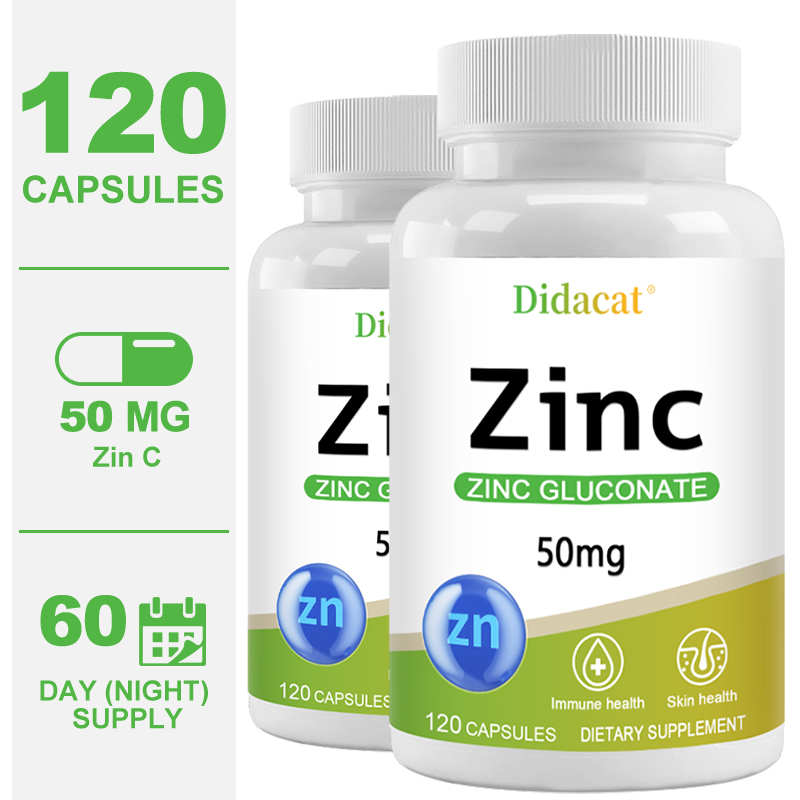 Zinc Supplement 50Mg - Seng 50 Mg-dengan seng glukonat, suplemen