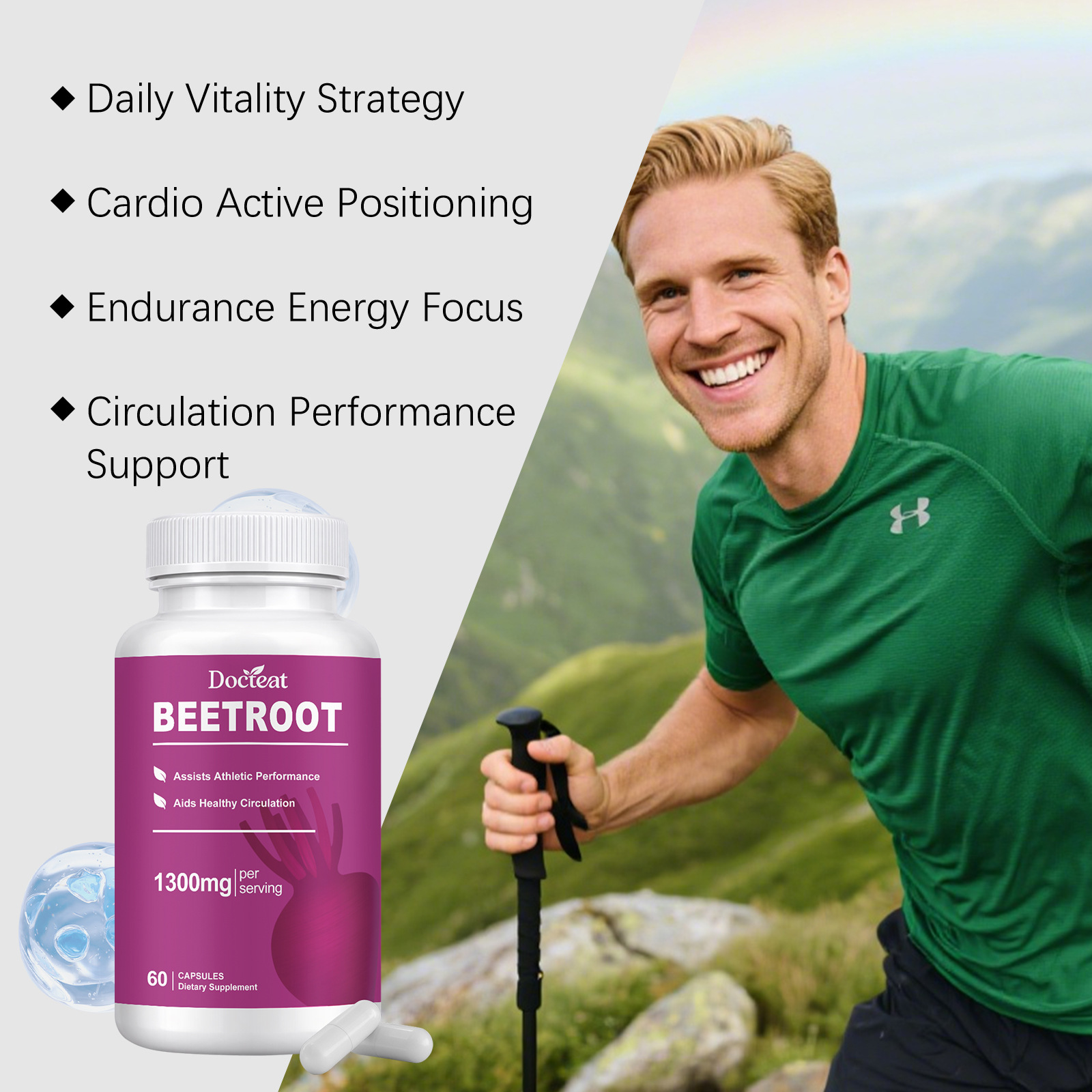 Kapsul Bit Organik Meningkatka - Nutrition One Fitness ulasan dan harga