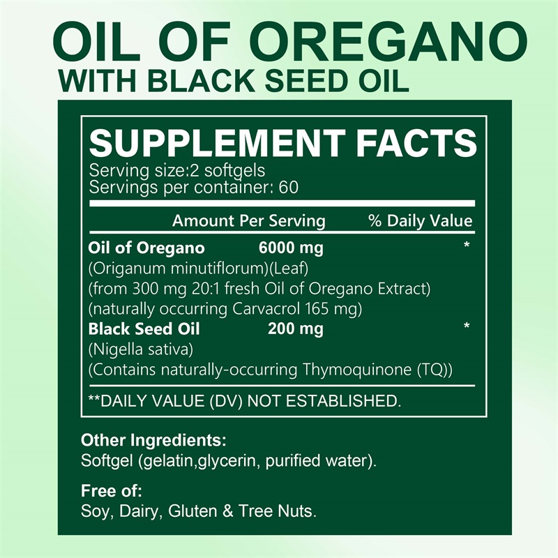 Kapsul minyak Oregano-dengan m - Black Seed Oil Capsule ulasan dan harga