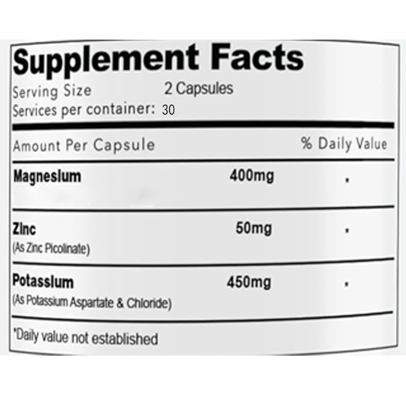 Suplemen Magnesium dan Kalium  - Zinc Supplement 50Mg ulasan dan harga