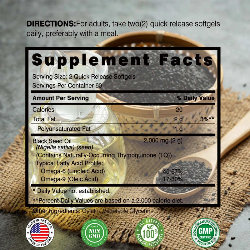 Minyak Habbatussauda - Meningk - Black Seed Oil Capsule ulasan dan harga