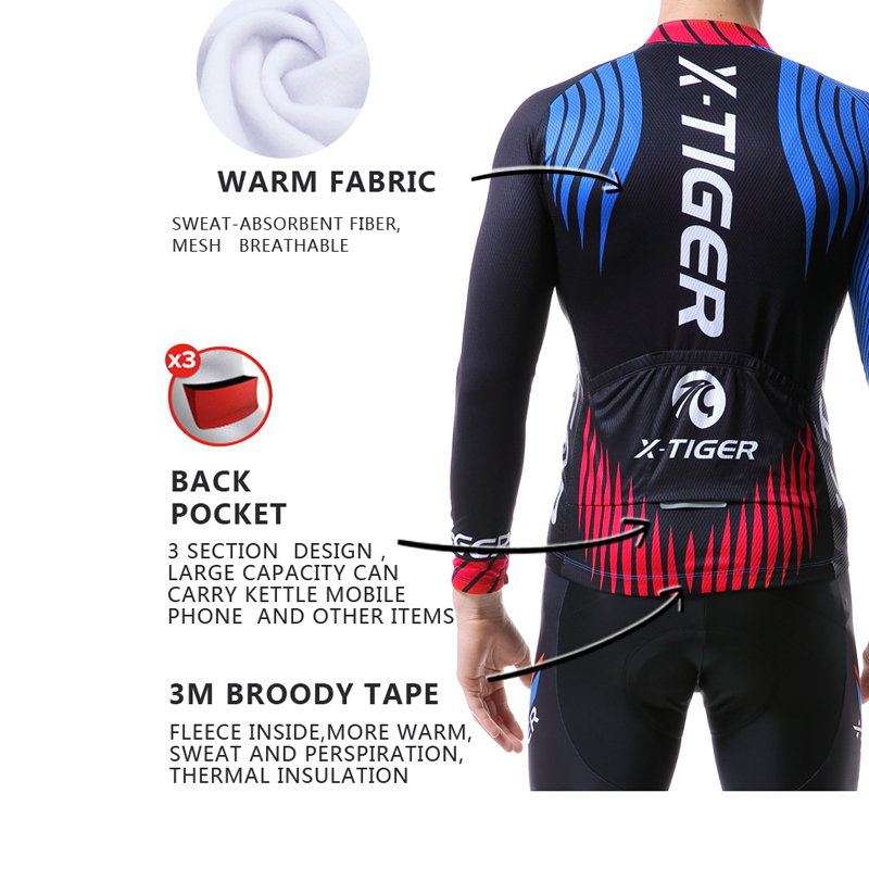 X-tiger Jersey bersepeda lenga - X Nutrition ulasan dan harga