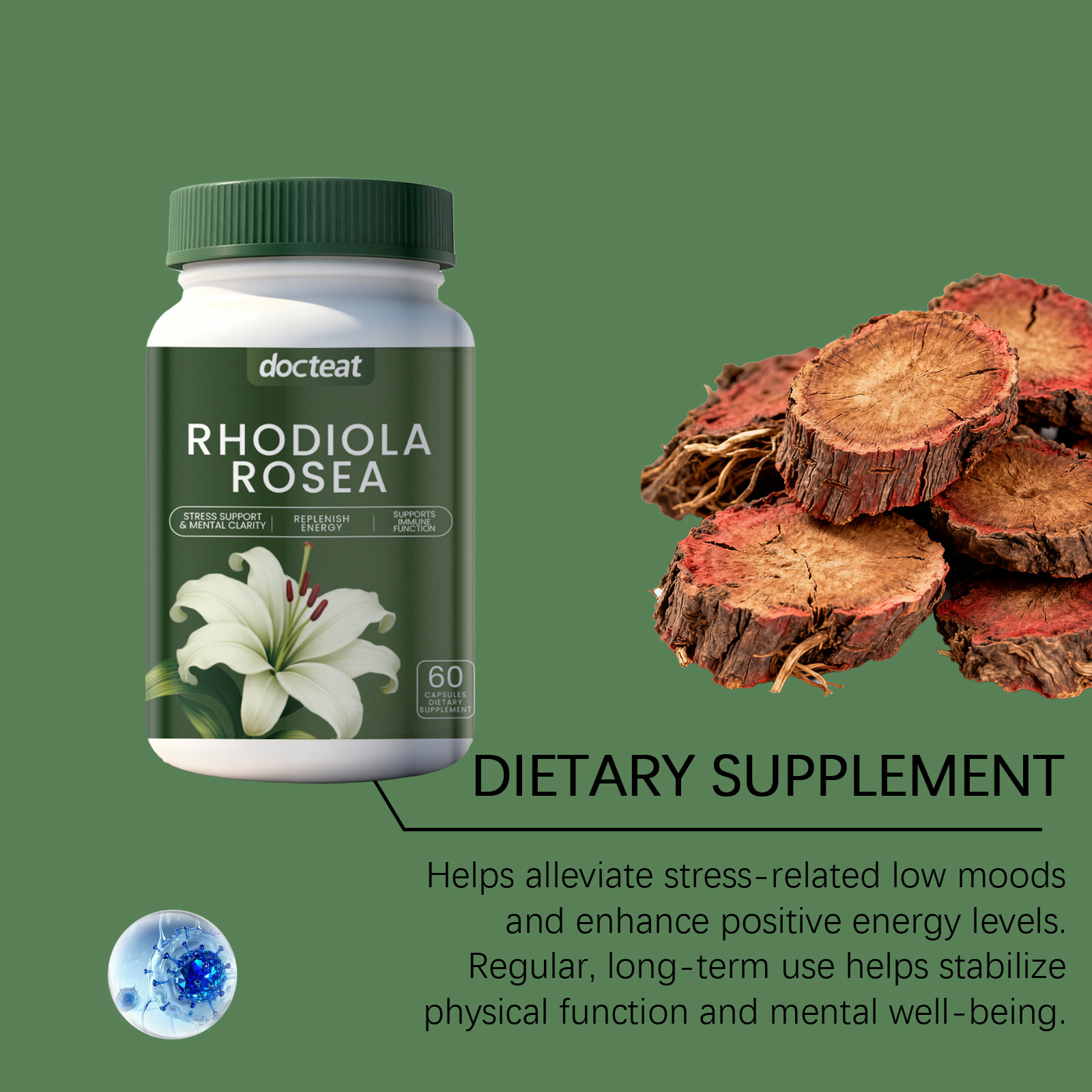 Kapsul Kesehatan Pria DOCTEAT  - Nutrition Fitness Health ulasan dan harga