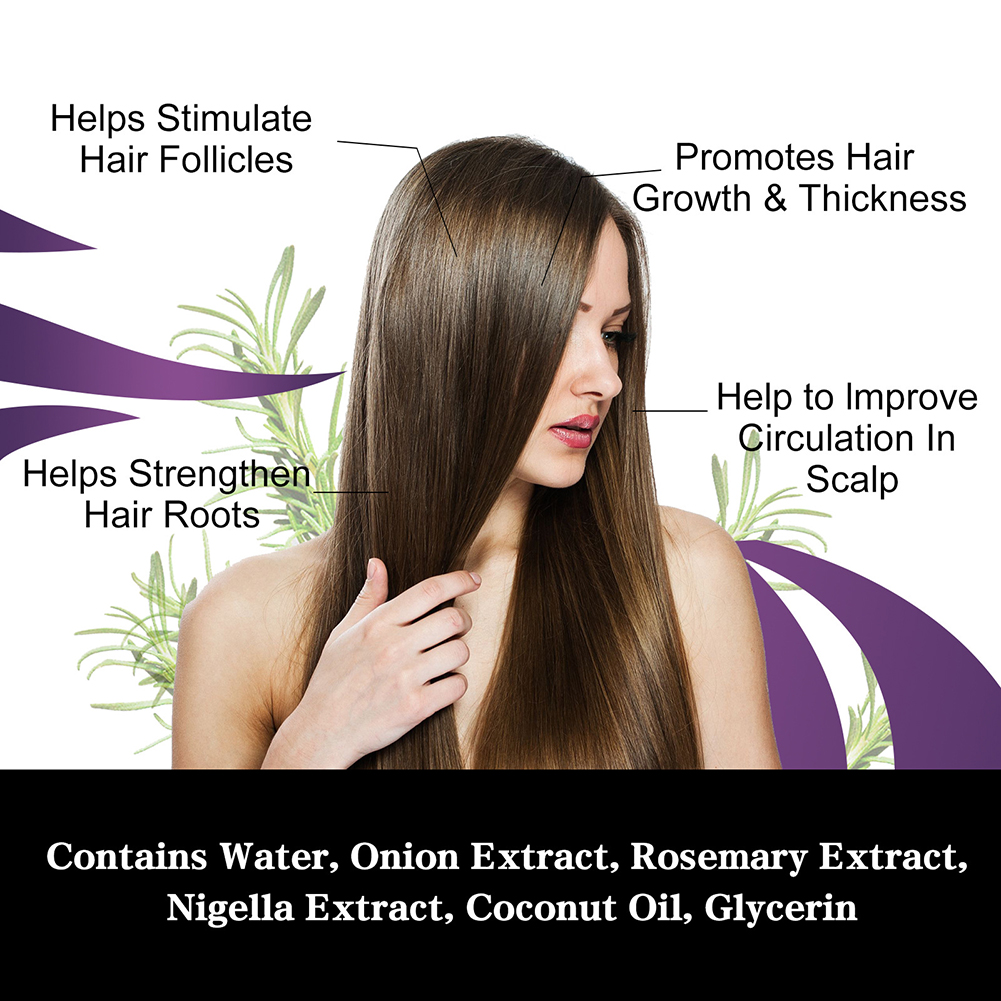 30ml Onion Rosemary Hair Growt - Black Seed Oil Capsule ulasan dan harga