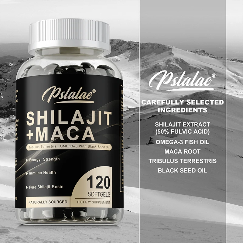 Shilajit + Maca - Meningkatkan - Black Seed Oil Capsule ulasan dan harga