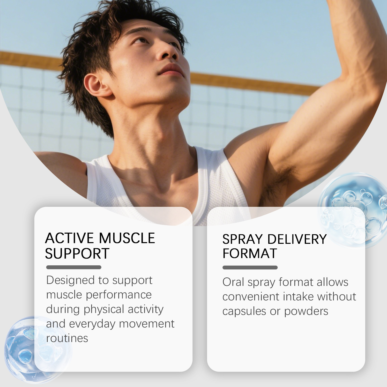 Semprotan Pertumbuhan Otot Men - Nutrition Physical Fitness ulasan dan harga