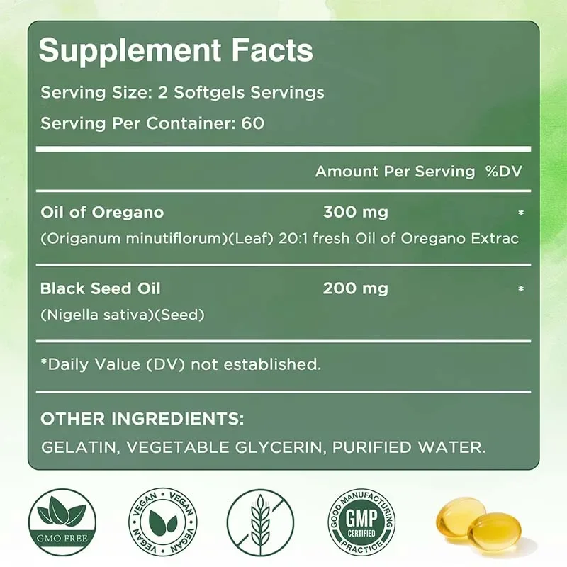 Kapsul Minyak Oregano - Antiok - Black Seed Oil Capsule ulasan dan harga