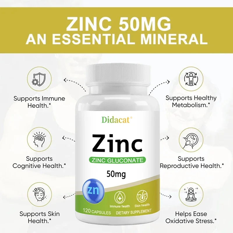 Seng 50 Mg-dengan seng glukona - Zinc Supplement 50Mg ulasan dan harga